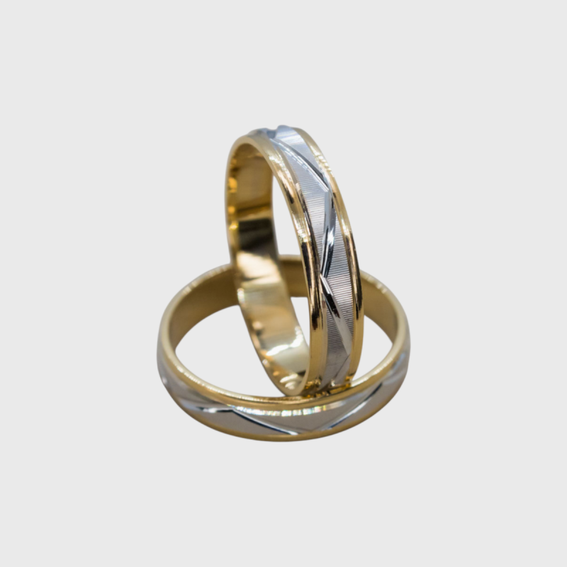 Alianza facetada 4 mm (60730)