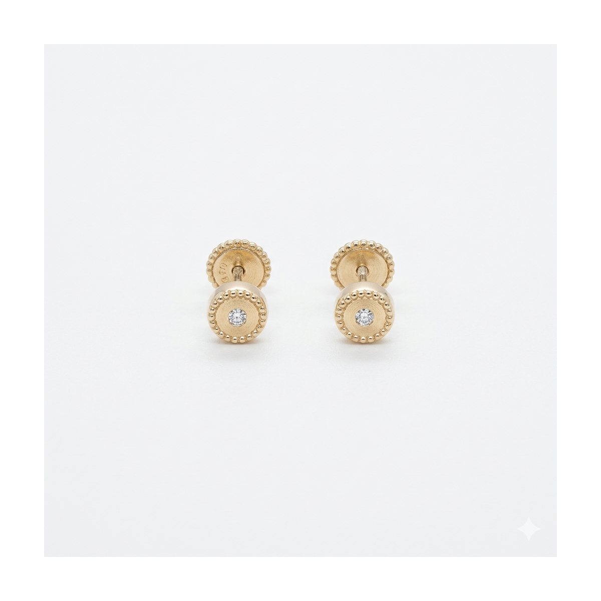 Pendientes chatón circonita (35014P9K)