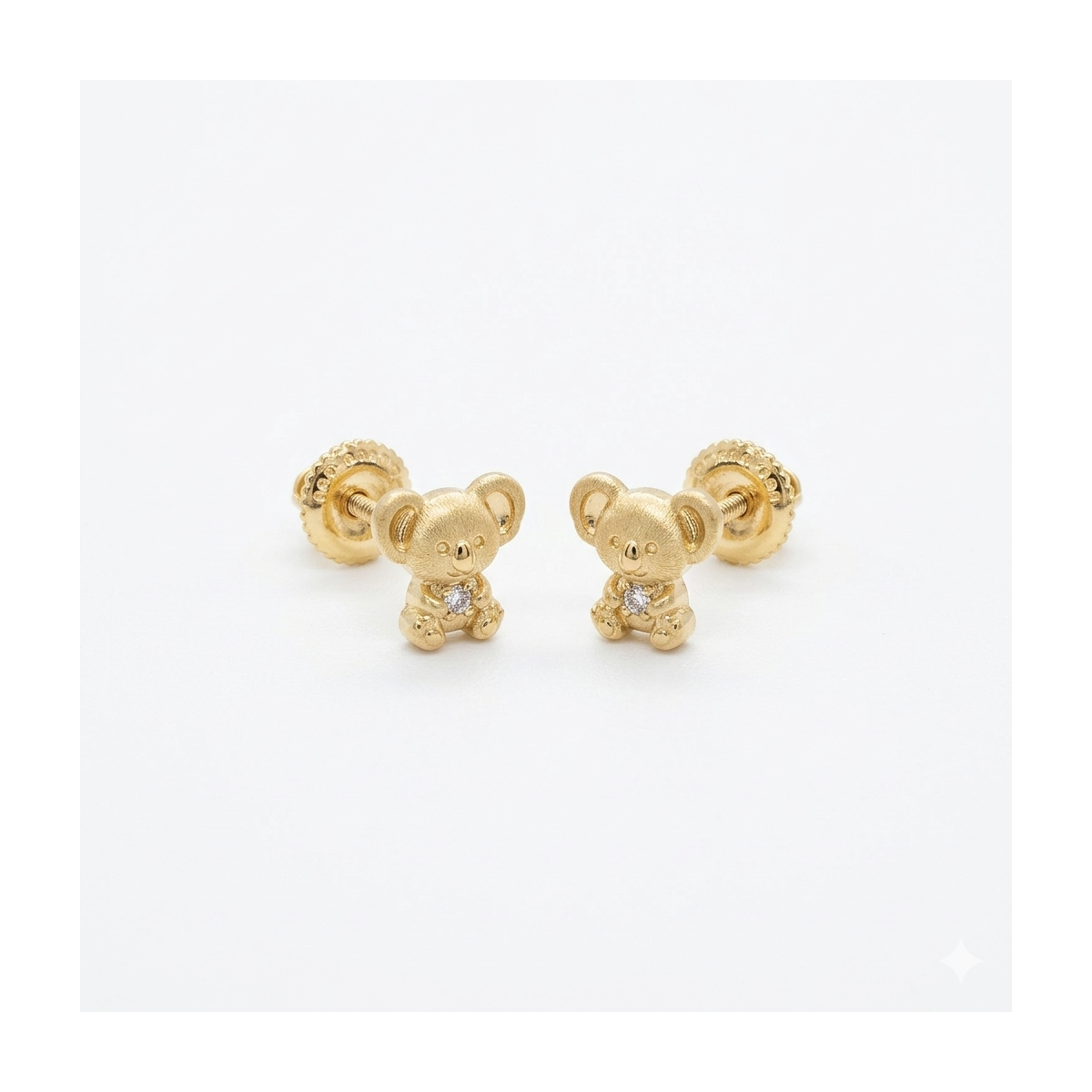 Pendientes oso circonita (35011P9K)