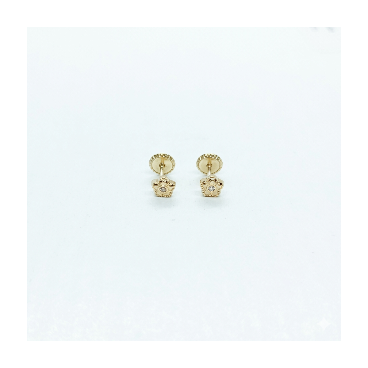 Pendientes flor circonita (35018P9K)