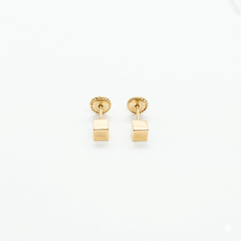 Pendientes cubo (35021P9K)