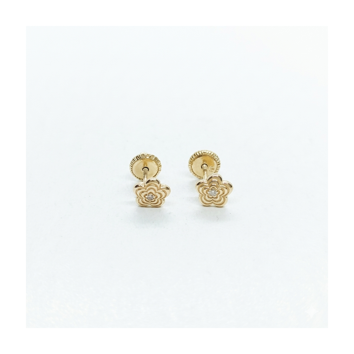 Pendientes flor circonita (35025P9K)