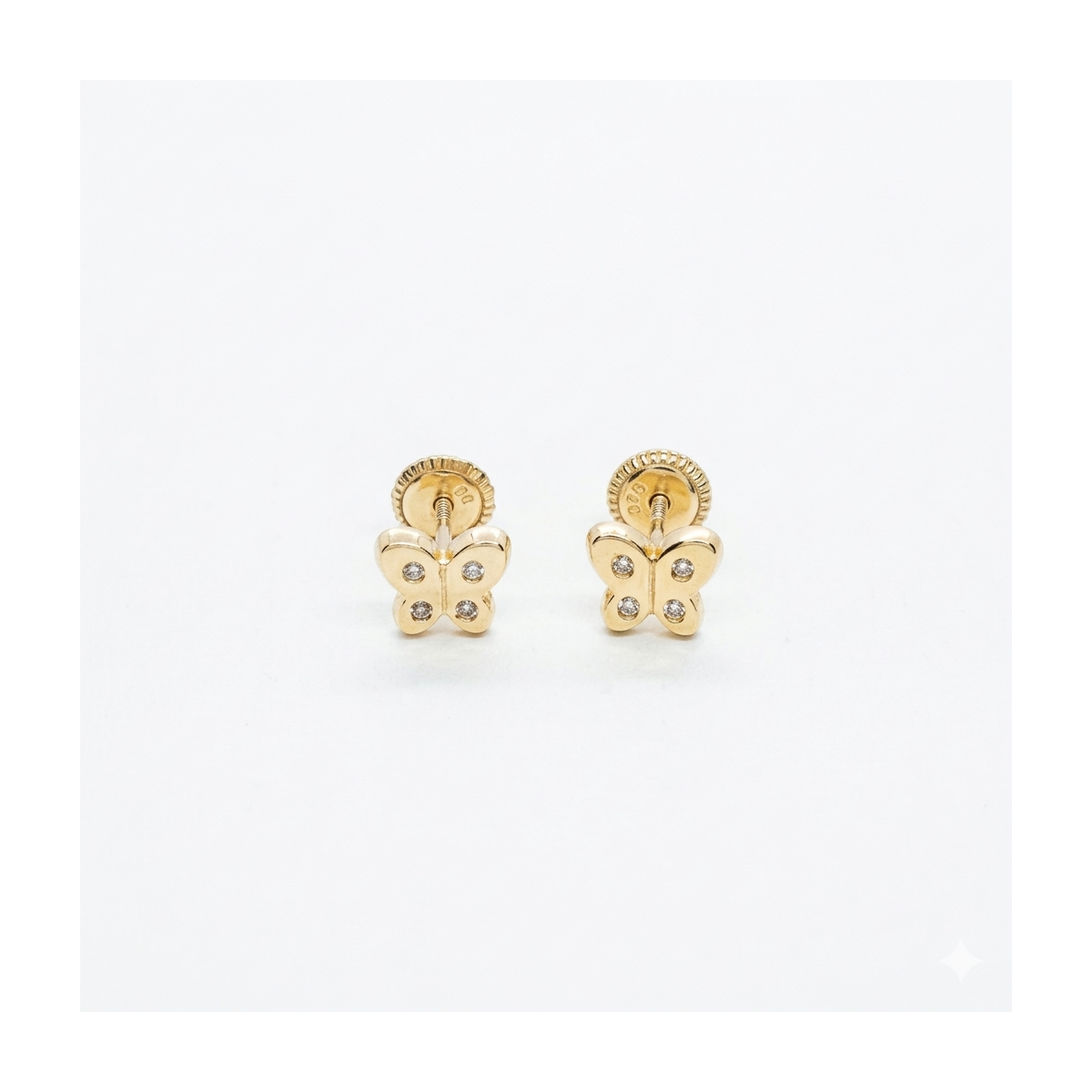 Pendientes mariposa circonitas (35027P9K)