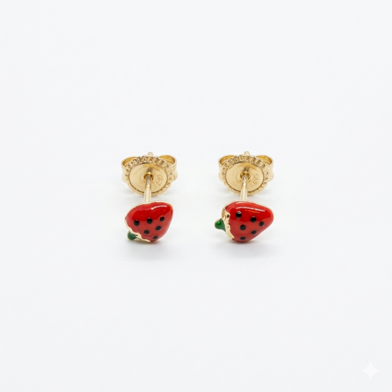 Pendientes fresa (35029P9K)