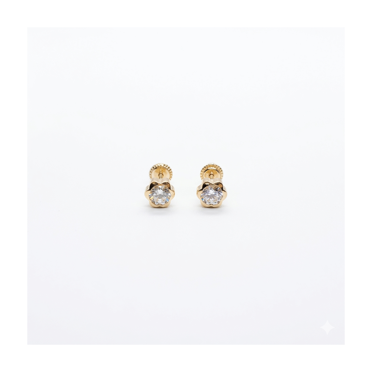 Pendientes flor circonita (35017P9K)