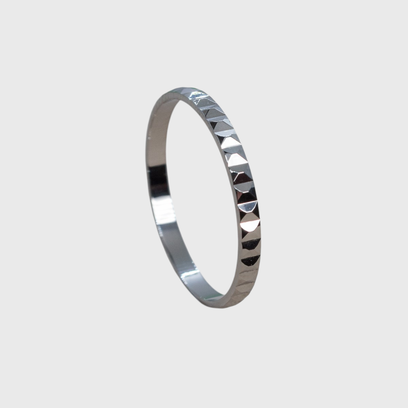 Alianza facetada 2 mm (65489)